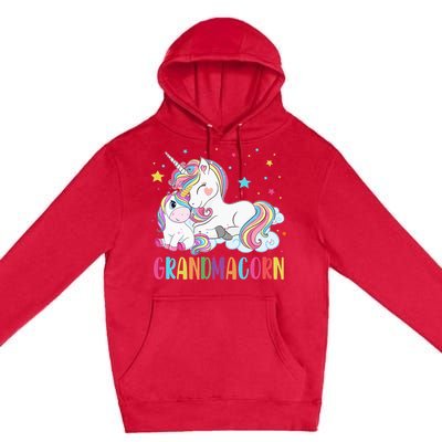 Grandmacorn Unicorn Costume Grandma Mom Mother's Day Premium Pullover Hoodie