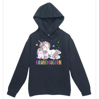 Grandmacorn Unicorn Costume Grandma Mom Mother's Day Urban Pullover Hoodie