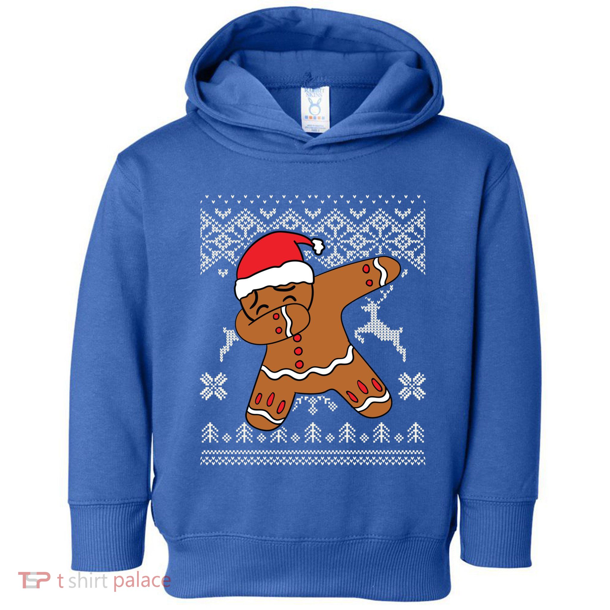 Gingerbread Ugly Christmas Sweater Gingerdab Dab Dance Gift Toddler Hoodie