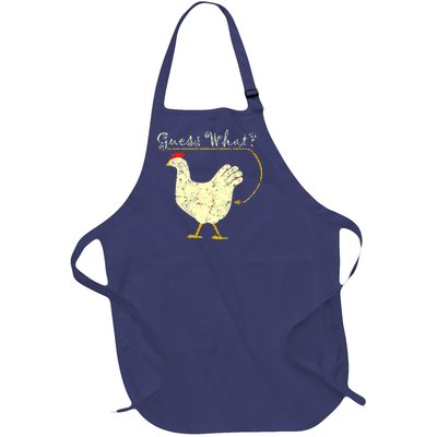 Guess What? Chicken Butt Full-Length Apron With Pockets