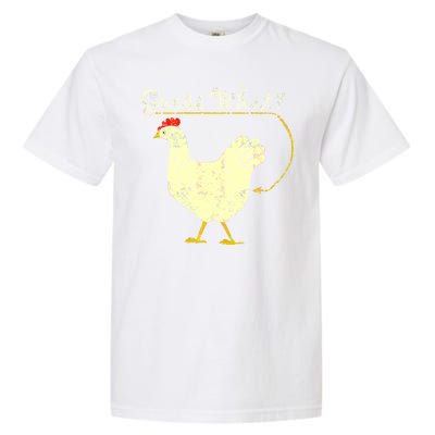 Guess What? Chicken Butt Garment-Dyed Heavyweight T-Shirt