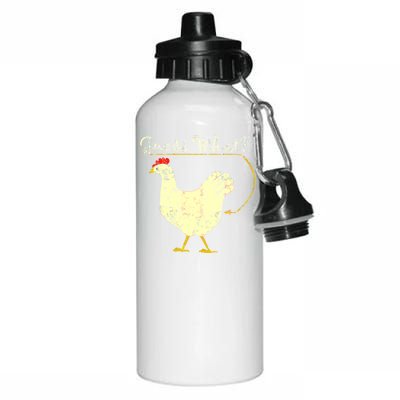 Guess What? Chicken Butt Aluminum Water Bottle