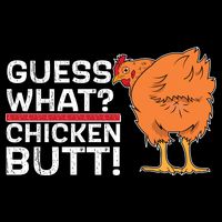 Guess What? Chicken Butt! Funny Joke Backpack