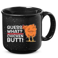 Guess What? Chicken Butt! Funny Joke 15oz Campfire Ceramic Mug