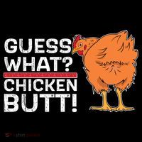 Guess What? Chicken Butt! Funny Joke Sustainable Knit Beanie