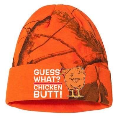 Guess What? Chicken Butt! Funny Joke Kati Licensed 12" Camo Beanie