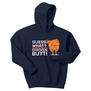 Guess What? Chicken Butt! Funny Joke Kids Hoodie