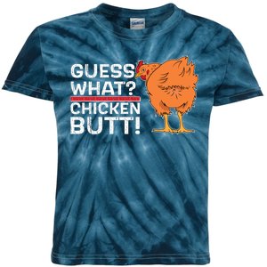 Guess What? Chicken Butt! Funny Joke Kids Tie-Dye T-Shirt