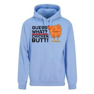 Guess What? Chicken Butt! Funny Joke Unisex Surf Hoodie