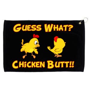 Guess What Chickenbutt? Chicken Graphic Butt Grommeted Golf Towel