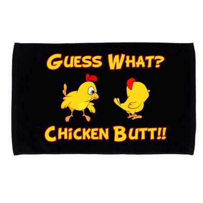Guess What Chickenbutt? Chicken Graphic Butt Microfiber Hand Towel