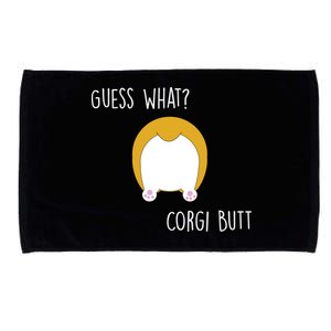 Guess What Corgi Butt Microfiber Hand Towel