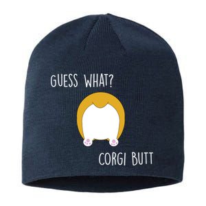 Guess What Corgi Butt Sustainable Beanie