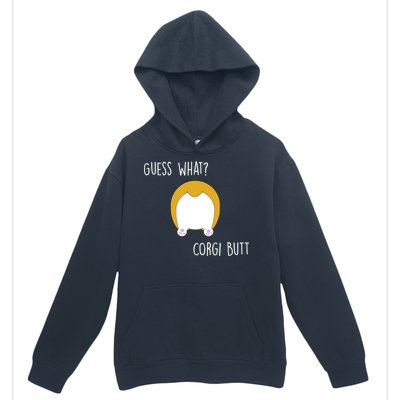 Guess What Corgi Butt Urban Pullover Hoodie