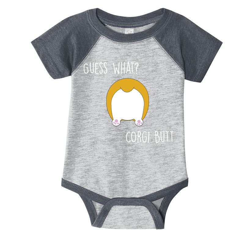 Guess What Corgi Butt Infant Baby Jersey Bodysuit