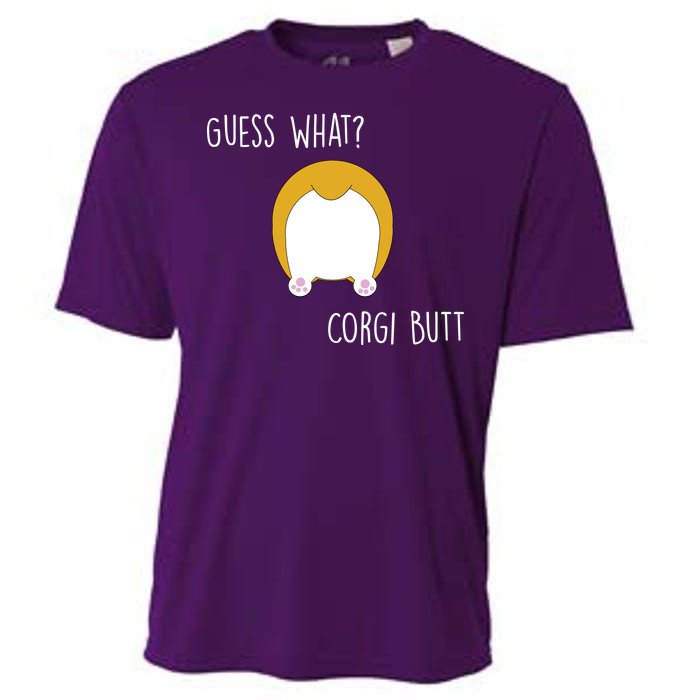 Guess What Corgi Butt Cooling Performance Crew T-Shirt