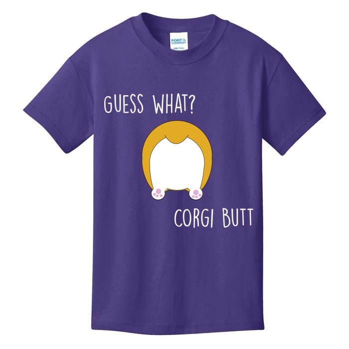 Guess What Corgi Butt Kids T-Shirt