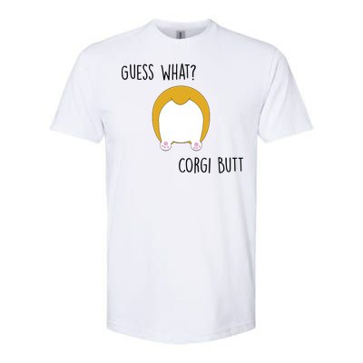 Guess What Corgi Butt Softstyle® CVC T-Shirt