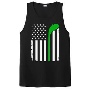 Golf Us Flag Funny Golf Lover Patricks Day Gift PosiCharge Competitor Tank