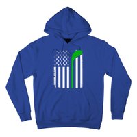 Golf Us Flag Funny Golf Lover Patricks Day Gift Hoodie