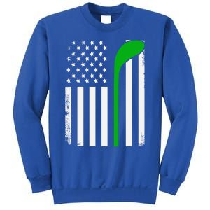 Golf Us Flag Funny Golf Lover Patricks Day Gift Sweatshirt