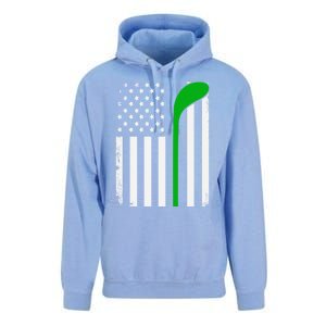 Golf Us Flag Funny Golf Lover Patricks Day Gift Unisex Surf Hoodie