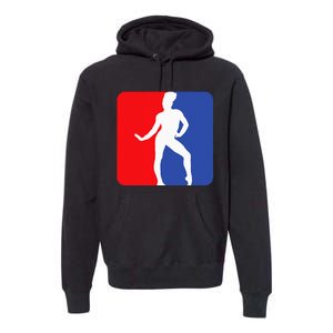 Gymnastics Usa Flag Themed Gift For Floor Routine Gymnast Premium Hoodie