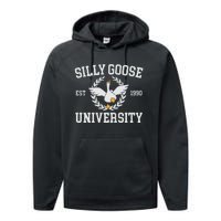 Goose University Funny Performance Fleece Hoodie