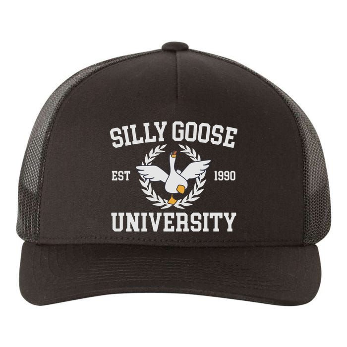 Goose University Funny Yupoong Adult 5-Panel Trucker Hat