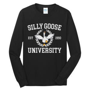 Goose University Funny Tall Long Sleeve T-Shirt