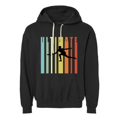 Great Ultimate Frisbee Motif Gift Garment-Dyed Fleece Hoodie