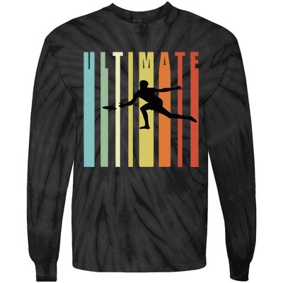 Great Ultimate Frisbee Motif Gift Tie-Dye Long Sleeve Shirt