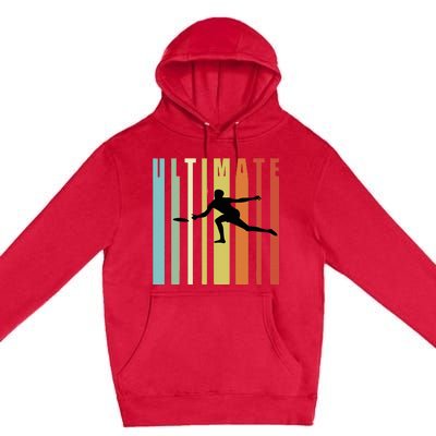 Great Ultimate Frisbee Motif Gift Premium Pullover Hoodie