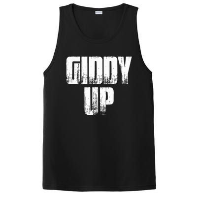 Giddy Up Funny Sarcastic Saying PosiCharge Competitor Tank