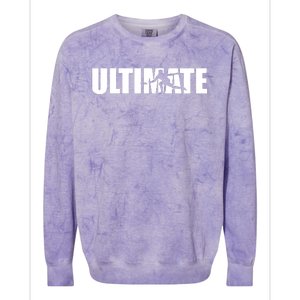 Great Ultimate Frisbee Gift Design Colorblast Crewneck Sweatshirt