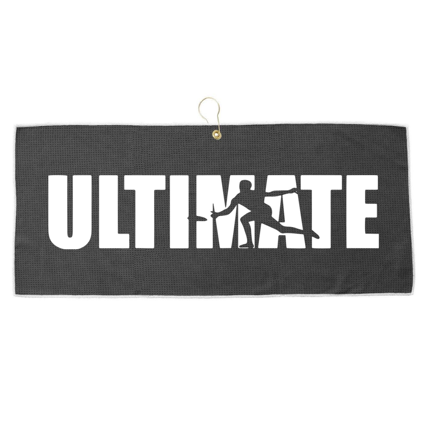 Great Ultimate Frisbee Gift Design Large Microfiber Waffle Golf Towel