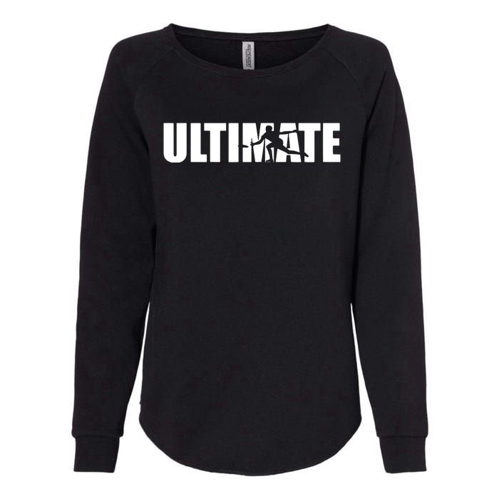 Great Ultimate Frisbee Gift Design Womens California Wash Sweatshirt