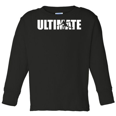 Great Ultimate Frisbee Gift Design Toddler Long Sleeve Shirt