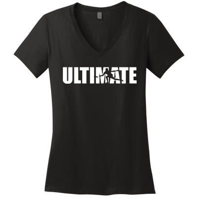 Great Ultimate Frisbee Gift Design Women's V-Neck T-Shirt