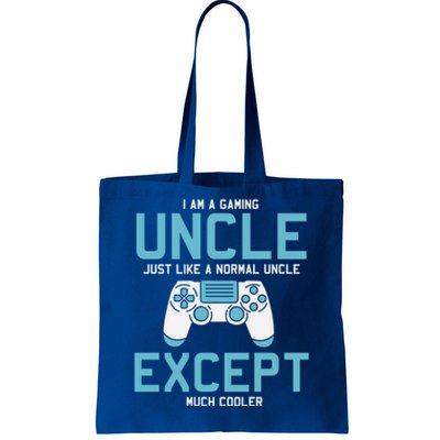 Gamer Uncle Funny Gaming Funny Gift For Uncles Video Gamer Gift Tote Bag