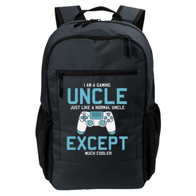 Gamer Uncle Funny Gaming Funny Gift For Uncles Video Gamer Gift Daily Commute Backpack