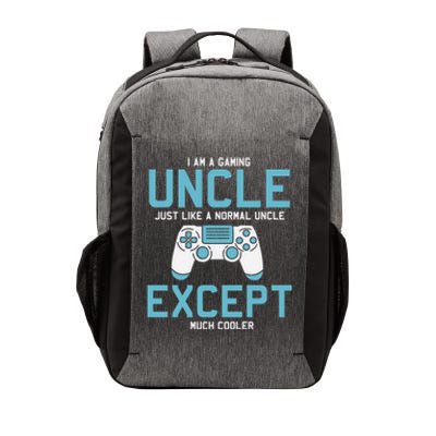 Gamer Uncle Funny Gaming Funny Gift For Uncles Video Gamer Gift Vector Backpack