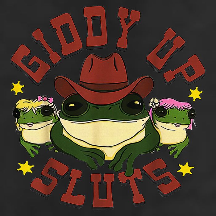 Giddy Up Funny Frogs Funny Western Country Cool Comfort Performance Bucket Hat