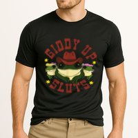 Giddy Up Funny Frogs Funny Western Country Cooling Performance Crew T-Shirt