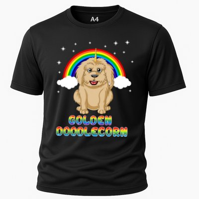 Goldendoodle Unicorn Performance Shirt