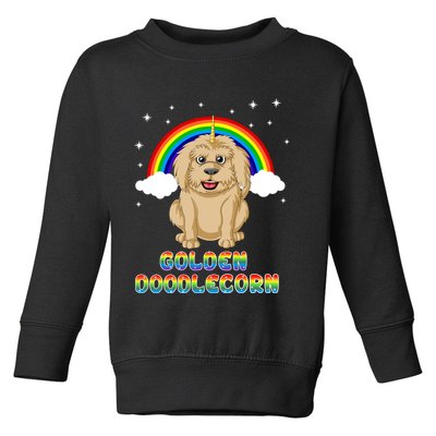 Goldendoodle Unicorn Toddler Sweatshirt