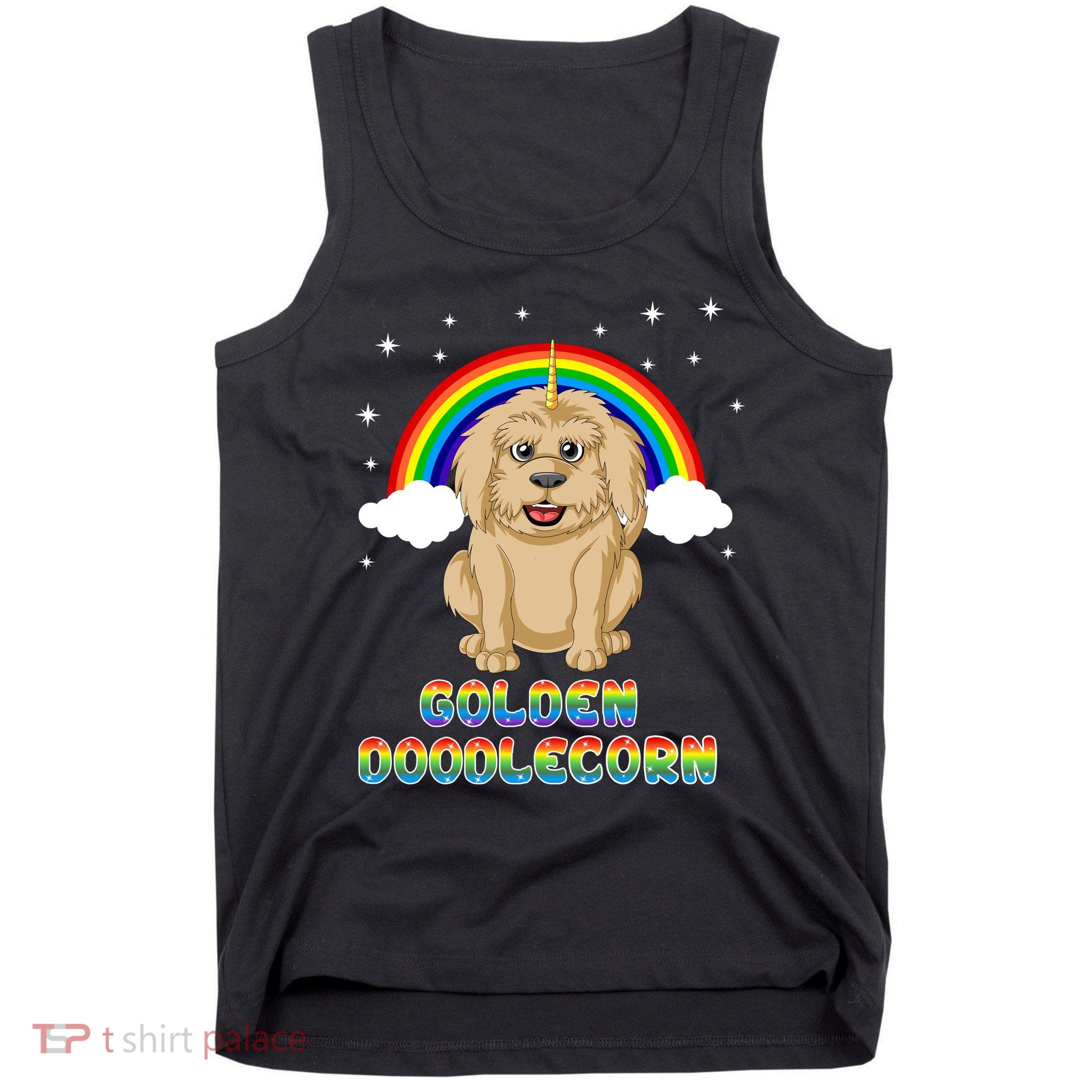 Goldendoodle Unicorn Tank Top