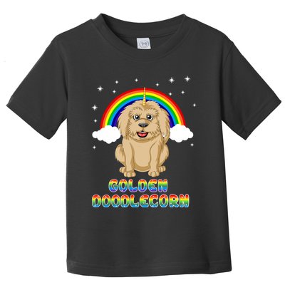Goldendoodle Unicorn Toddler T-Shirt