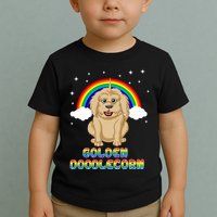 Goldendoodle Unicorn Toddler T-Shirt