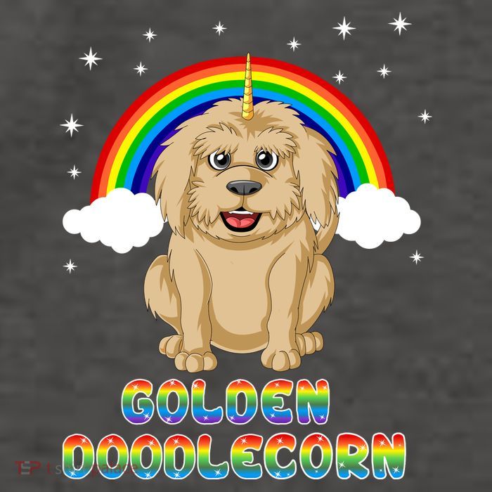 Goldendoodle Unicorn Vector Backpack